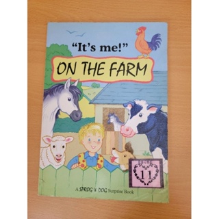 英文繪本翻翻書It's me! On the Farm 7成新