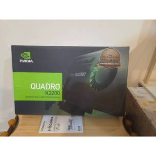 麗臺 NVIDIA Quadro K2200 4GB GDDR5 128bit PCI-E 工作站繪圖卡 二手