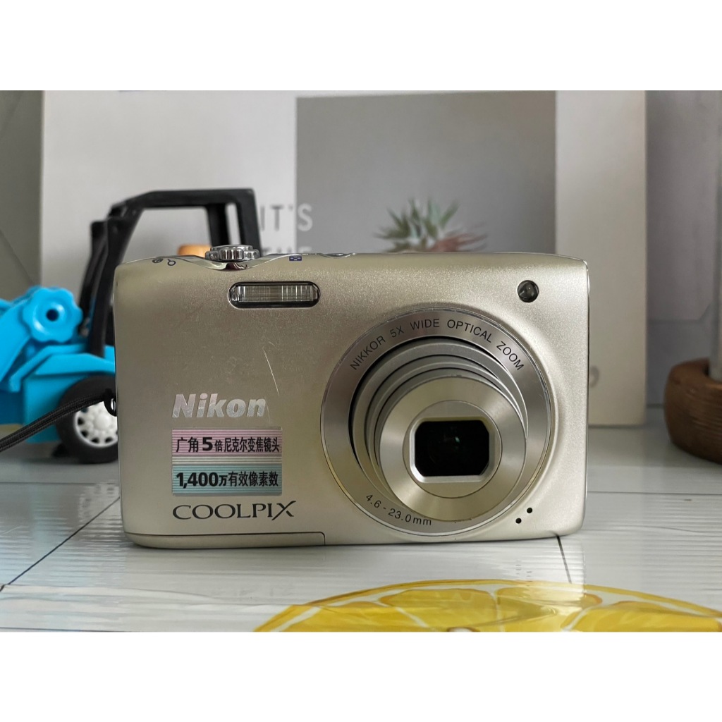 【時光藏寶閣】Nikon 尼康 S3100  CCD 老數位相機  9成新 傻瓜相機 小紅書 自拍相機