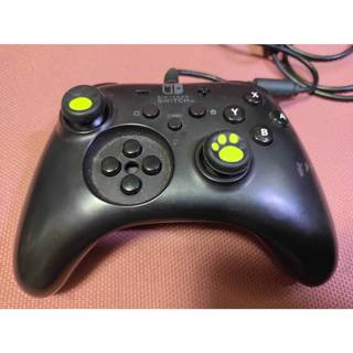 左類比飄移 零件品 HORI 二手 NSW-001 SWITCH 有線 連發 搖桿 手把 手柄