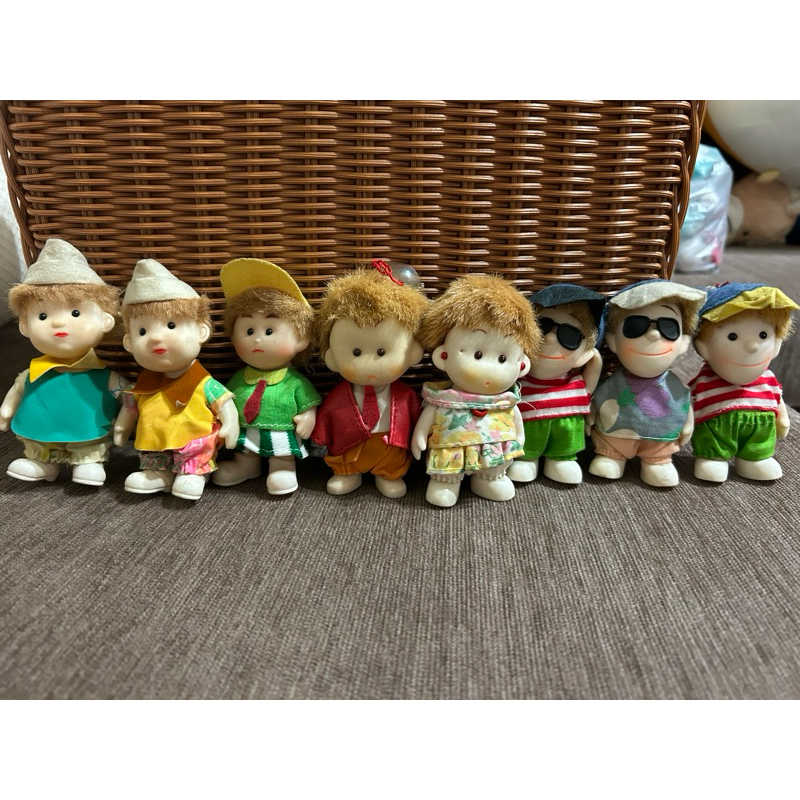 早期懷舊 老娃娃 韓國娃娃 塑膠娃娃 8隻一起賣 吊飾 娃娃