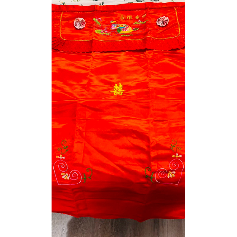 二手/九成新 婚禮迎娶用品 門簾 （有縫200元新鈔票）