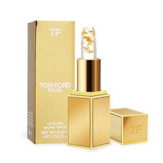 (.)TOM FORD 24K金箔金管變色潤唇膏 3g #Z09 SOLEIL 小金管 太陽輕吻金箔潤唇膏