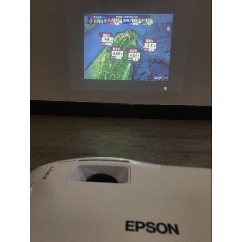 EPSON EB-X03投影機+備用原廠燈泡組 HDMI 新燈泡 支援1080P 可側投及無線投影 2700流明 輕好攜