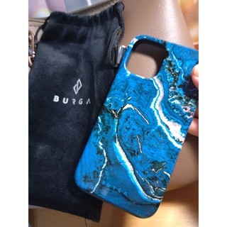 BURGA藍色潟湖iPhone mini保護殼-淚之女王藍