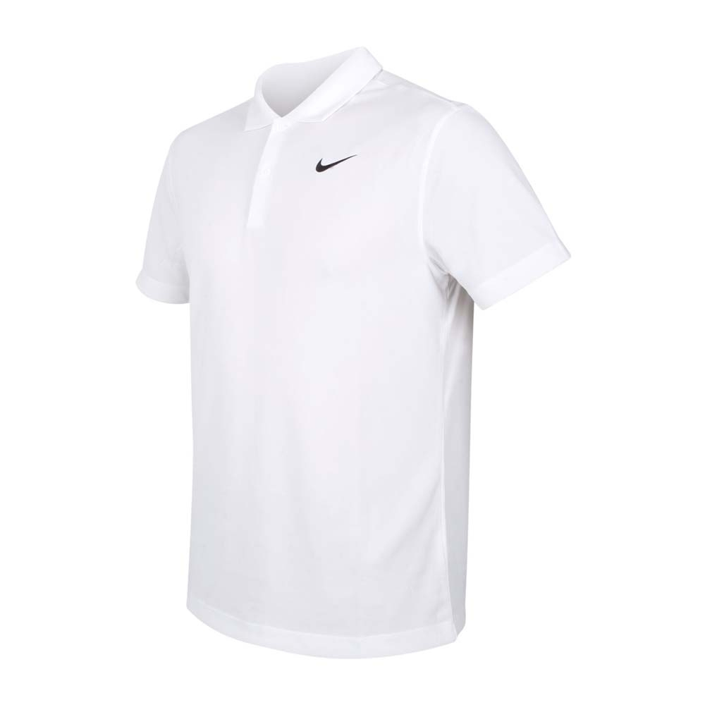 NIKE 男短袖POLO衫  休閒 上衣 高爾夫 網球 白黑 DRI-FIT DH0858-100 【S.E運動】