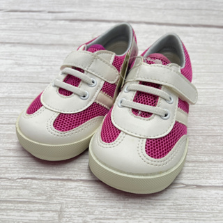 ［出清品］《布布童鞋》台灣製粉白潮款透氣寶寶休閒鞋(14.5公分)