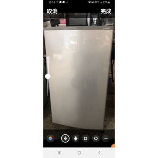 一級能效～二手中古大同105公升小單門冷藏冰箱，型號TR-105SS，保固3個月，詢問大戶藥師