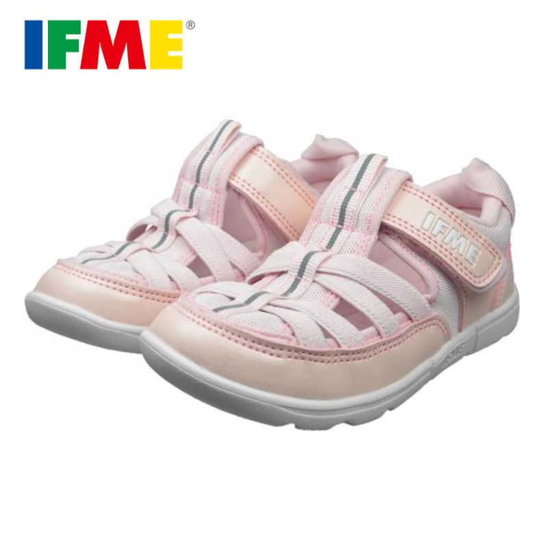 [現貨]日本IFME水涼鞋-排水系列 中童粉色 寶寶涼鞋 水涼鞋 日本機能鞋 涼感速乾 涼鞋