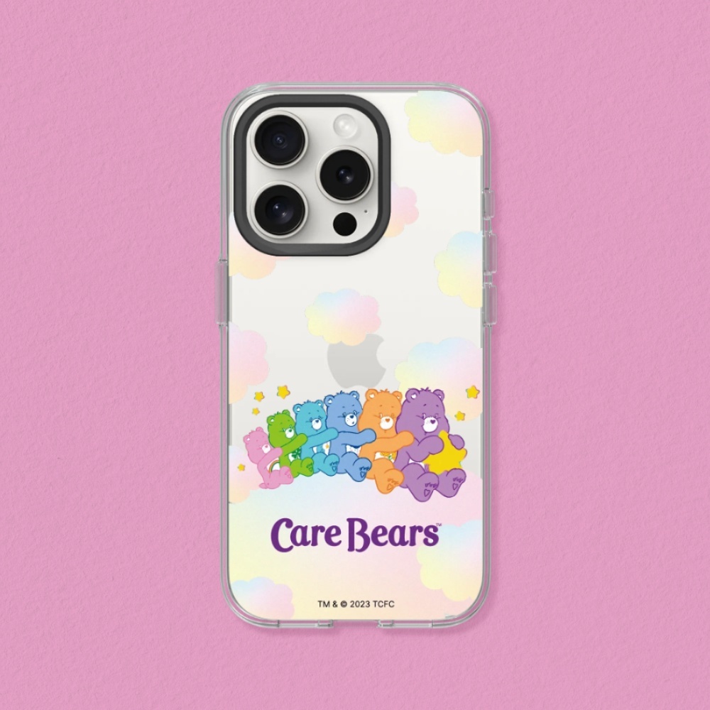 犀牛盾 適用iPhone Clear透明防摔手機殼∣Care Bears系列/雲朵綿綿