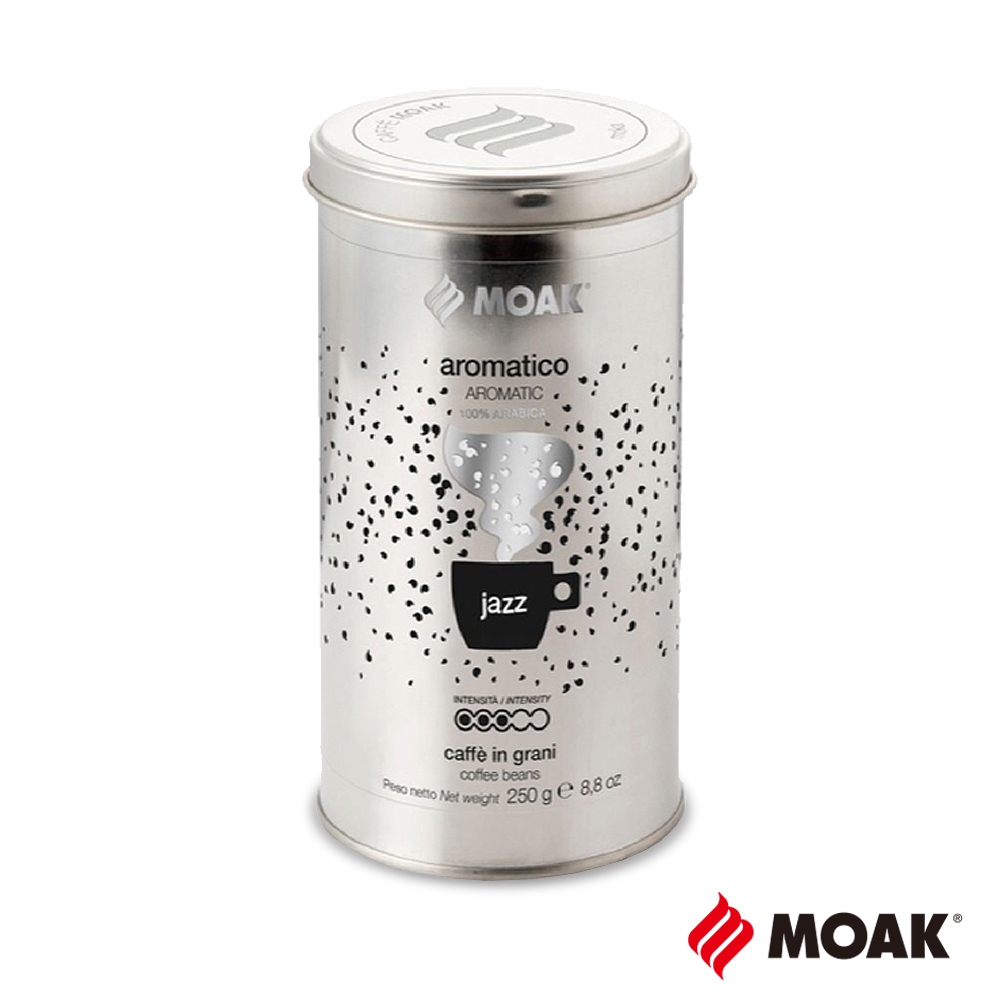 MOAK 義大利Aromatik Jazz白金咖啡豆(250g/罐) 咖啡豆 咖啡 果香