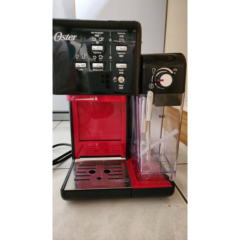 二手 美國Oster-5+隨享咖啡機(膠囊) 黑色咖啡機 紅色咖啡機
