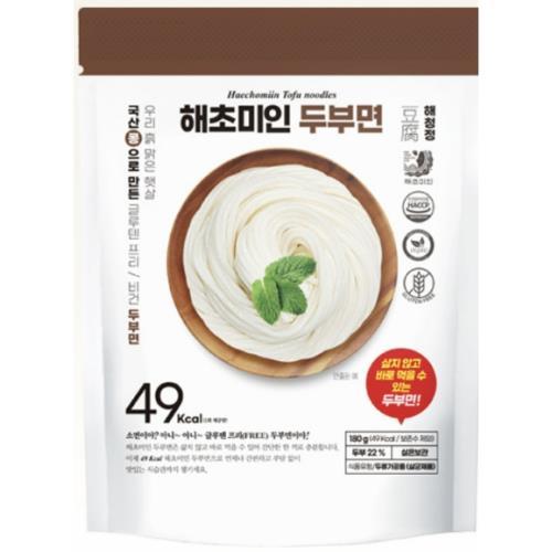 韓國進口熱銷美人最愛豆腐麵嚐纖組(180g/包)x14包 再送14包醬料包