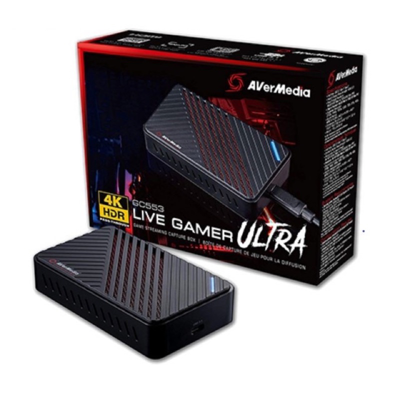 AVerMedia圓剛 GC553 Live Gamer ULTRA 4Kp60 HDR實況擷取盒 (台灣公司貨)