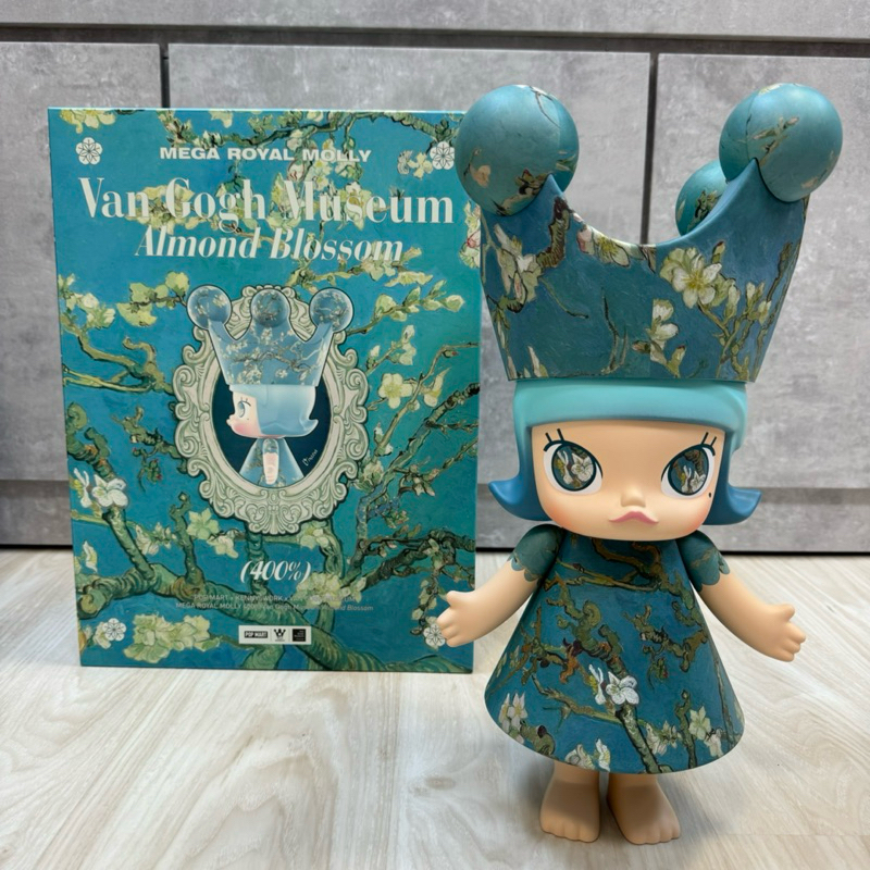 《現貨+預購》POP MART 泡泡瑪特 X MEGA ROYAL MOLLY 梵高博物館·杏花 公主400%