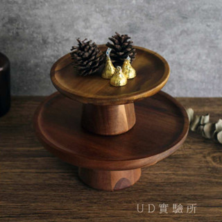 [現貨實拍] 木盤 蛋糕盤 水果盤 相思木小盤 UDlab 高腳盤 6吋以下託盤 甜點盤 展示盤 原木高腳點心盤