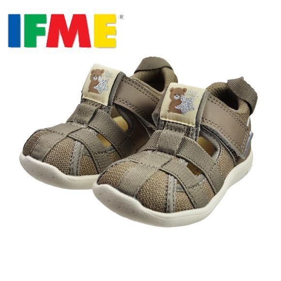[新竹-實體門市]IFME-排水系列 可可熊熊-可可色 日本機能童鞋 原廠公司貨 水涼鞋 涼鞋 玩水鞋