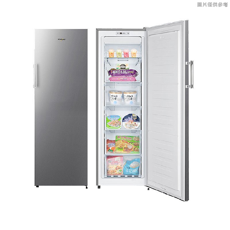 WUFZ656AS【Whirlpool 惠而浦】190公升 直立式冷凍櫃