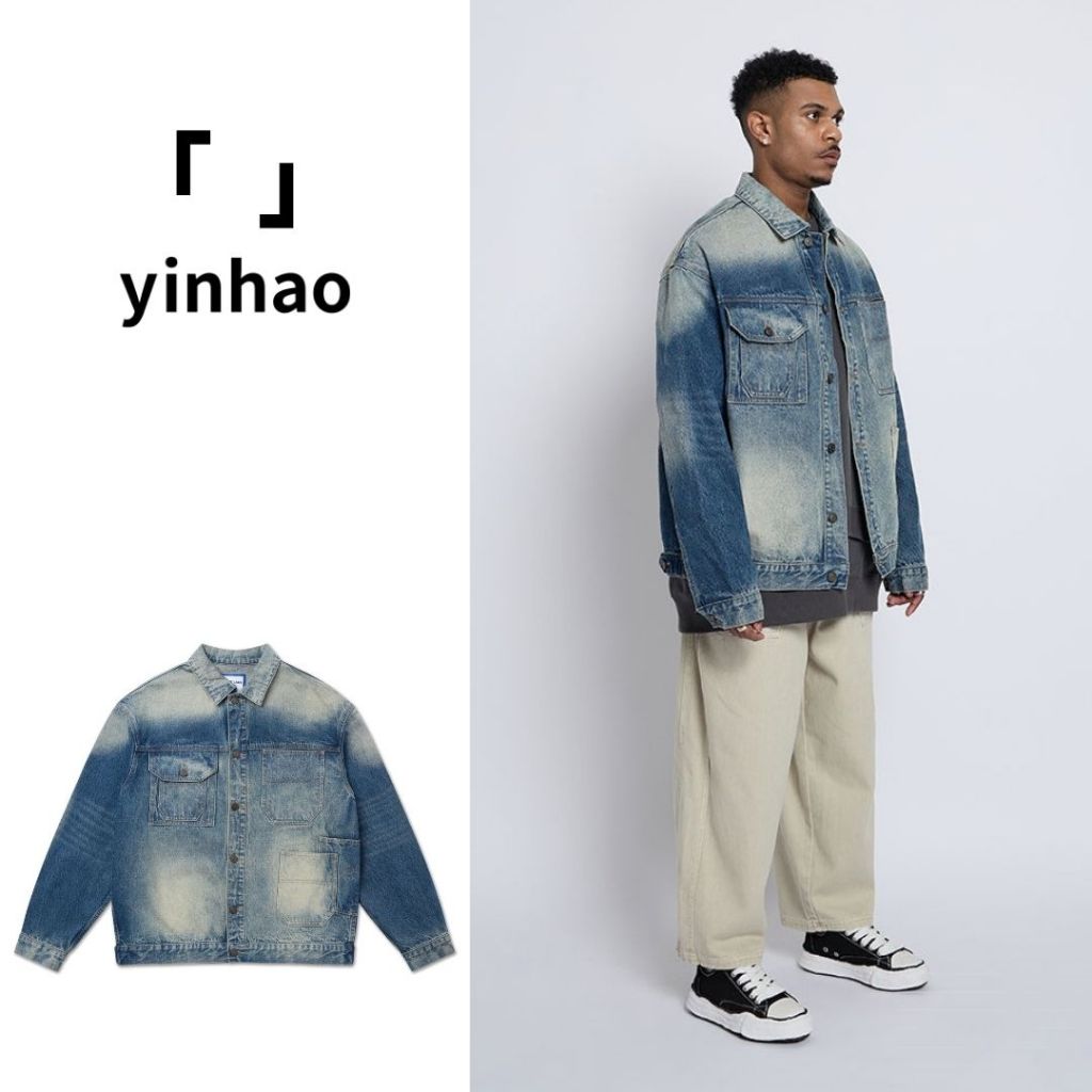 【「　」yinhao】BLACK LABEL ｜Denim Jacket - Blue Jeans