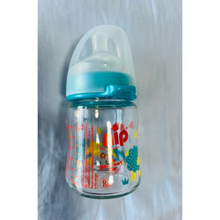 nip寬口徑奶瓶120ml（玻璃材質）（二手，極新）