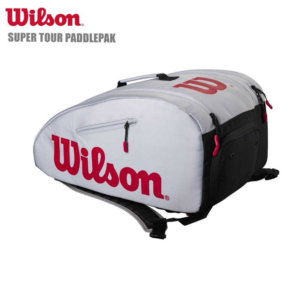 【威盛國際】WILSON SUPER TOUR BAG 匹克球球拍袋 拍袋 背包 Pickleball 「免運費」