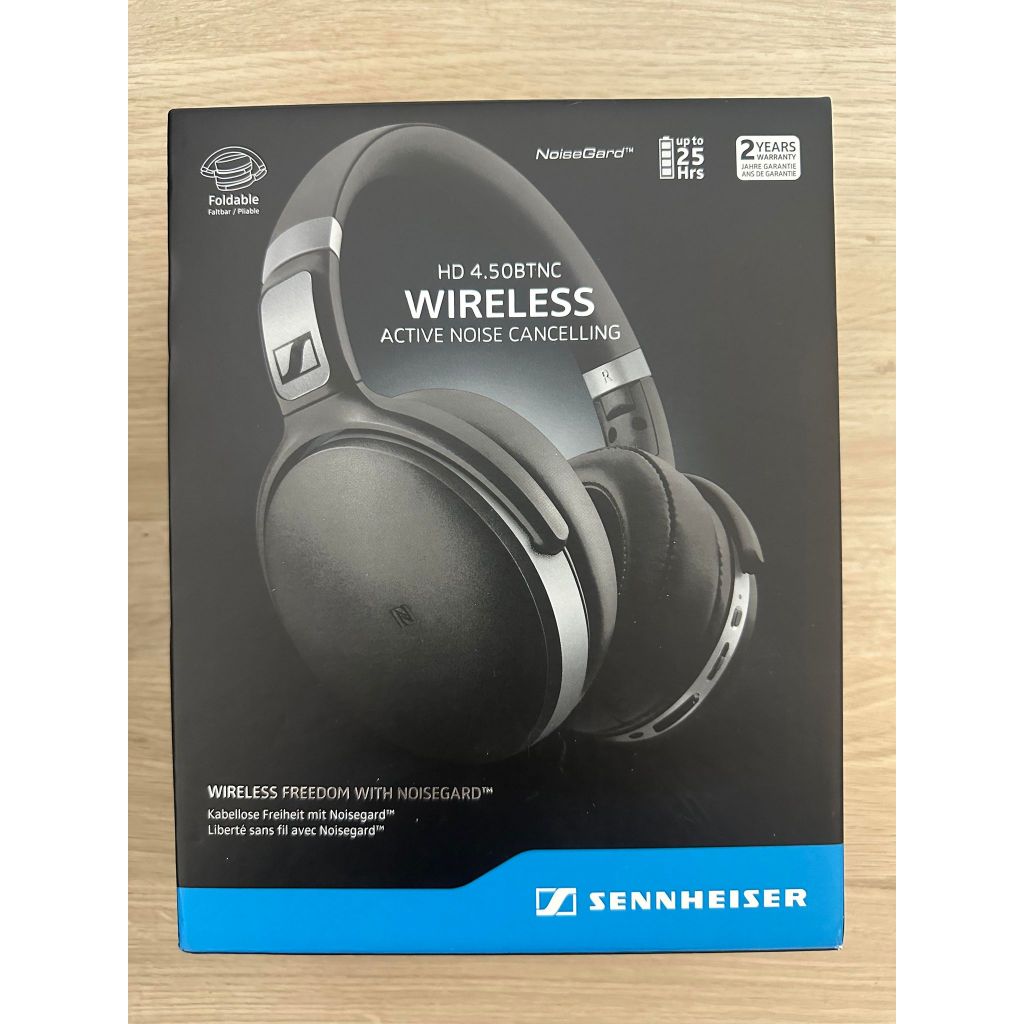 Sennheiser HD 4.50 BTNC 無線藍牙降噪耳罩式耳機 (二手良品.盒裝完整) 森海塞爾