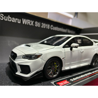 (全新現貨)Sunstar 1/18 #Subaru WRX STI 2018 藍 白