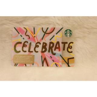 美國 2017 CELEBRATE 慶祝 星巴克 STARBUCKS 隨行卡 儲值卡 星巴克卡 收藏