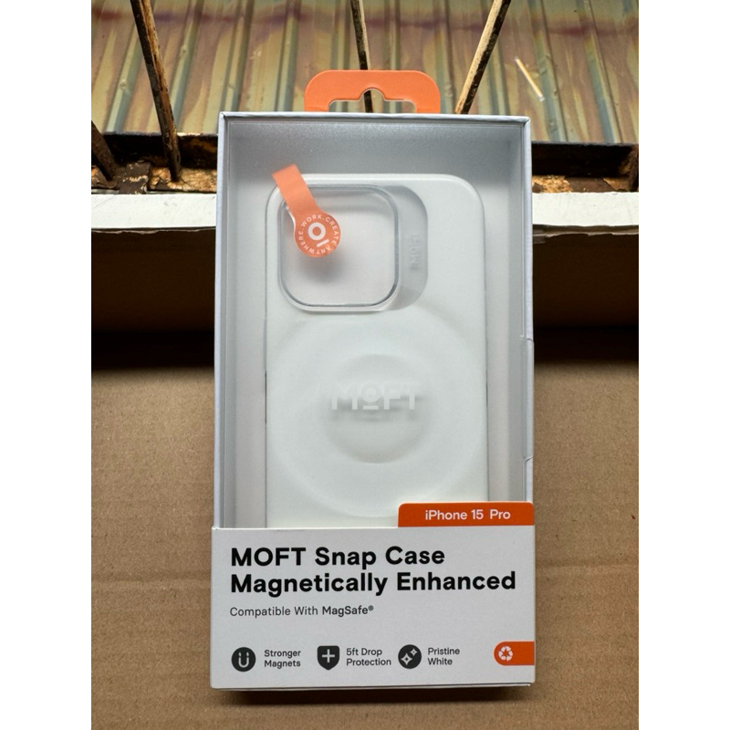 近全新Moft iphone 15 pro 6.1吋 磁吸magsafe手機殼（二手）