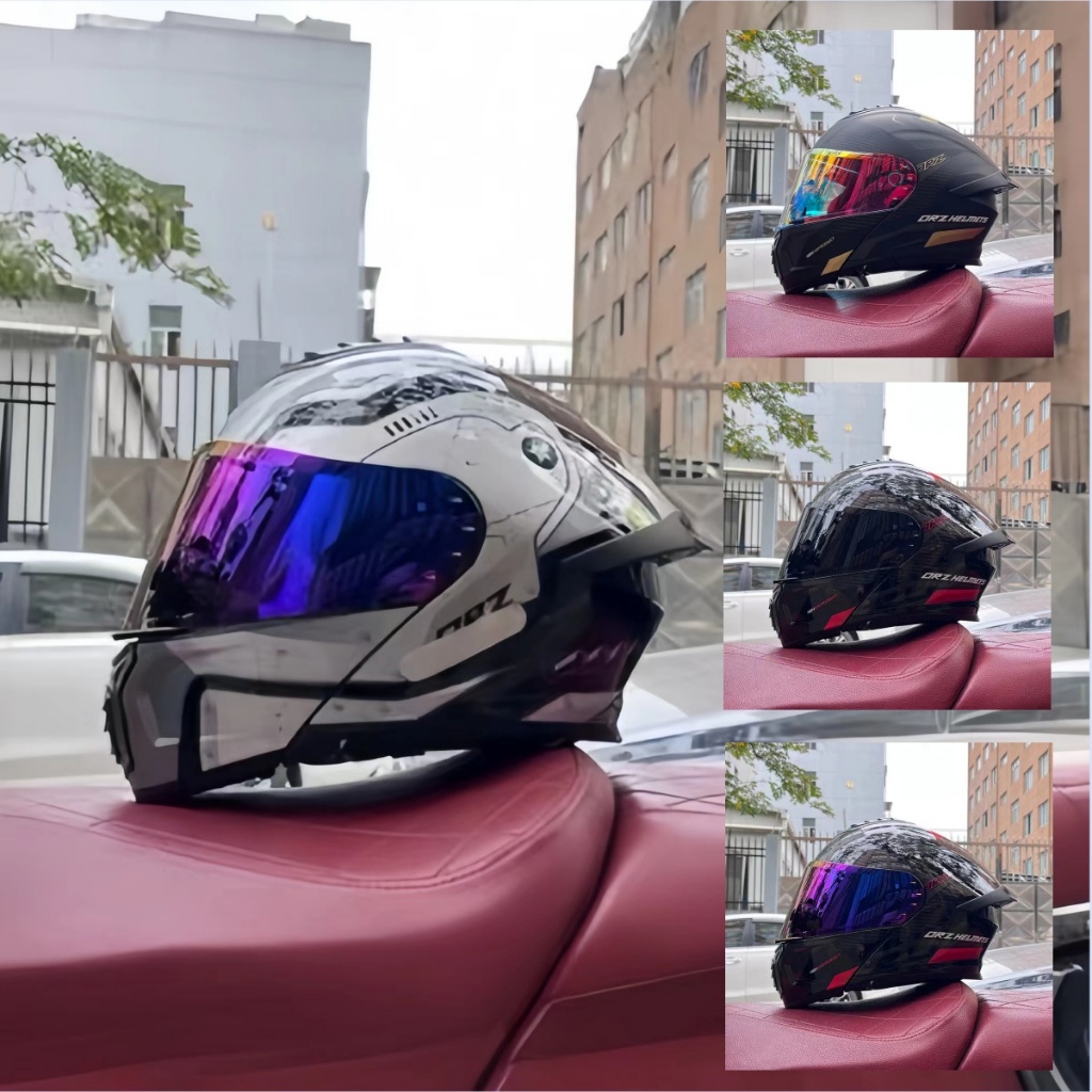 🎁當天出貨 ORZ-958系列 機車安全帽 摩托車頭盔 全罩可樂帽 防UV雙鏡片 大尾翼 可拆洗內襯