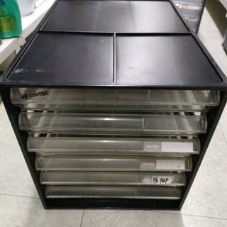 二手 樹德 A4 文件櫃 桌上型資料櫃 收納櫃 零件櫃 黑色