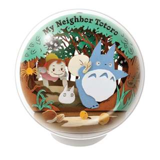 [日本]紙劇場_龍貓_秘密隧道 ball 立體紙模型 手工 摺紙 PAPER THEATER 宮崎駿 吉卜力