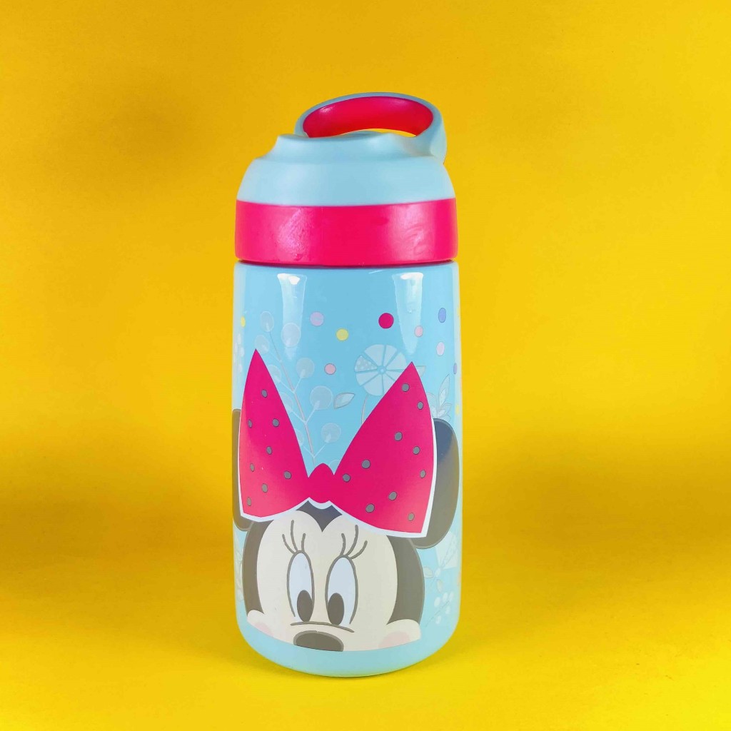 小瑕疵 新品 美國 加州 迪士尼 紀念版 限定 絕版 米妮 兒童 不鏽鋼杯 保溫瓶 米奇 水瓶 米老鼠 P125