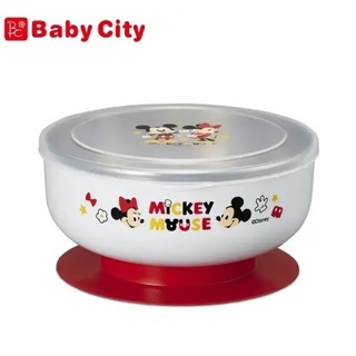 《JC親子嚴選》 babycity 娃娃城 學習吸盤碗 米奇米妮 迪士尼 Baby City 【JC】