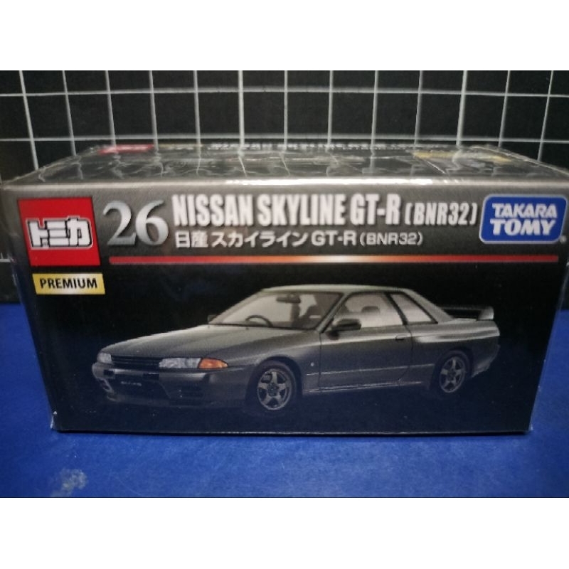 Tomica多美黑盒26 Nissan GT-R R32日式超跑東瀛戰神附保護膠盒