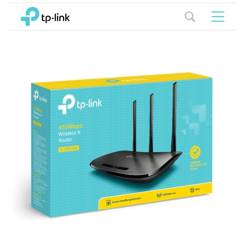 wifi盒TL-WR940N 450Mbps 無線 N 路由器  分享器TP-LINK TL-WR940N(TW) 黑殼