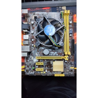Intel G3420 + 華碩H61M-E主機板/附擋板、散熱器