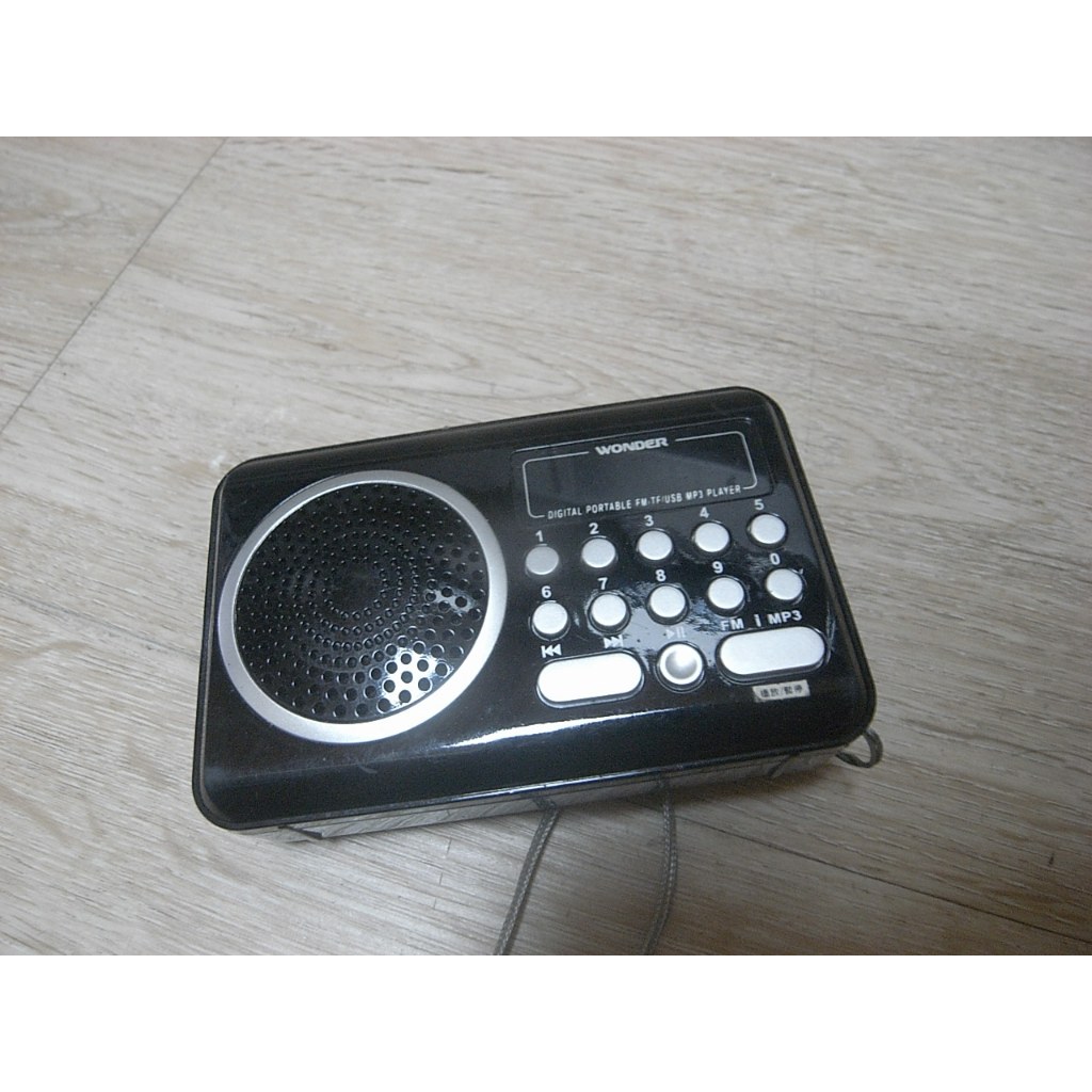 二手 WONDER旺德 USB/MP3/FM 隨身收音機音響 WS-P006