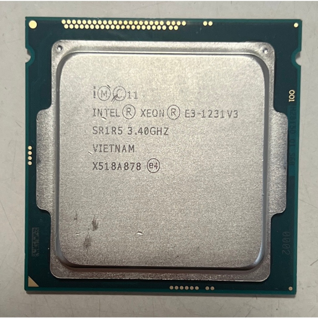 Intel® Xeon® 處理器 E3-1231 v3 8M 快取記憶體 3.40 GHz 二手CPU處理器