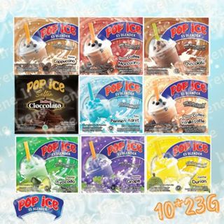🇮🇩印尼 POP ICE milk shake powder 咖啡 果汁 冰沙 飲料粉10Sachet*23gr