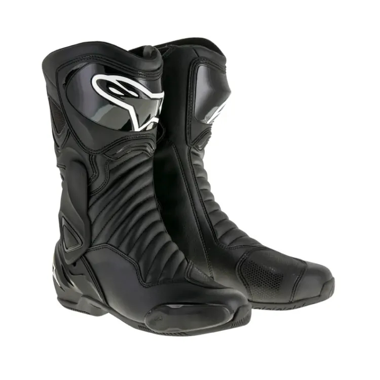 【德國Louis】Alpinestars SMX-6 V2 摩托車騎士車靴 A星黑黑配色長筒機車鞋賽車鞋編號309072