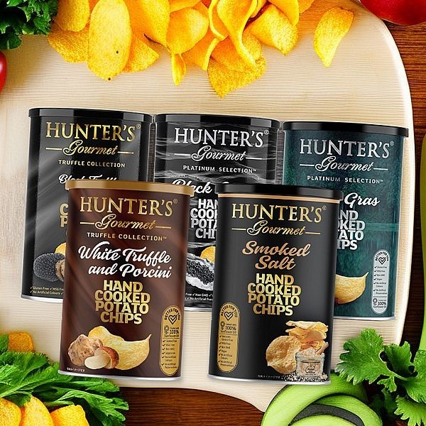 Hunter's Gourmet 亨特 手工洋芋片 黑松露味 鵝肝味 魚子醬味 零食 薯片【小三美日】DS016400x
