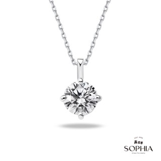 【SOPHIA 蘇菲亞珠寶】四爪小寶貝 20分 18K金 鑽石項墜
