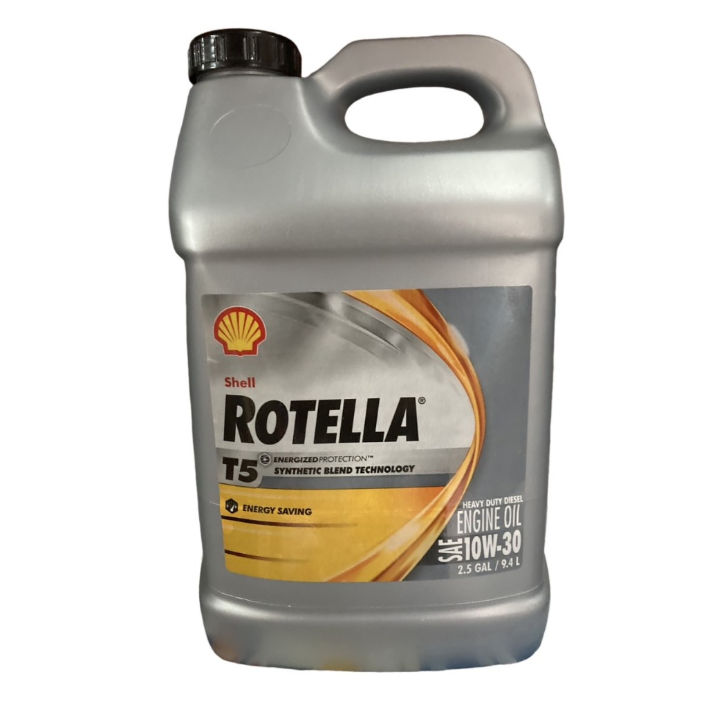 【美機油】Shell ROTELLA T5 10W30 合成 機油 5期 CJ-4 SM 重負荷 貨車 柴油 9.4L