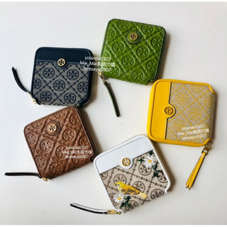 ♦️預購♦️TORY BURCH/TB MONOGRAM 短夾 皮夾 錢包 零錢卡包 零錢包