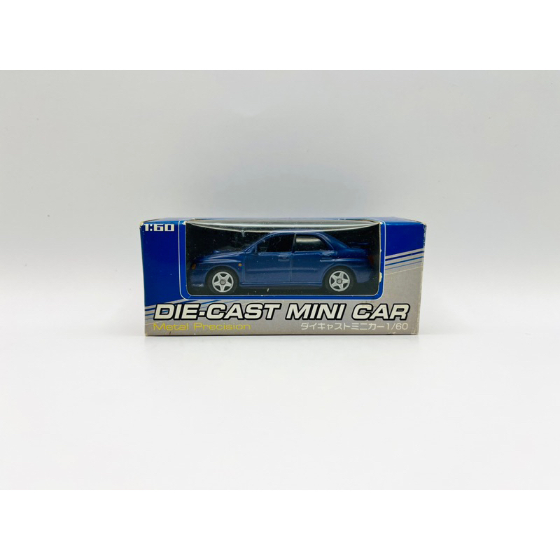 Welly 1/60 Subaru Impreza WRX STI 藍色 模型車