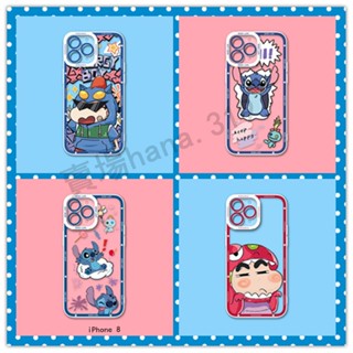 卡通蠟筆小新防摔手機殼 適用iPhone 8 7 6 6S Plus SE2 SE3 Plus i8 i7 i6 5S