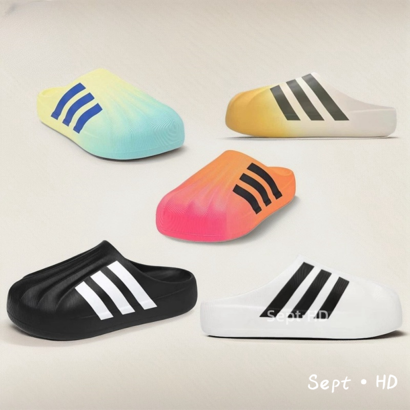 Adidas Originals AdiFOM Superstar 麵包鞋 貝殼頭拖鞋 黑白 IF6184 IG8277