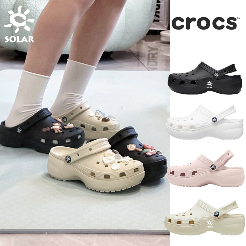 crocs classic platform clogs 雲朵鞋 洞洞鞋 穆勒鞋 增高 厚底 防水鞋