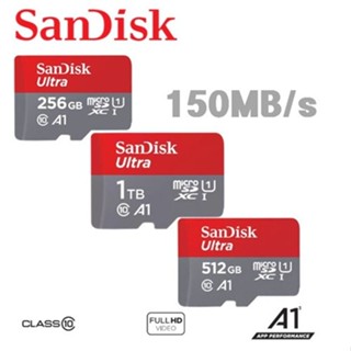 SanDisk 256G 512G 1TB MicroSD TF ULTRA A1 備份豆腐頭 記憶卡 150MB